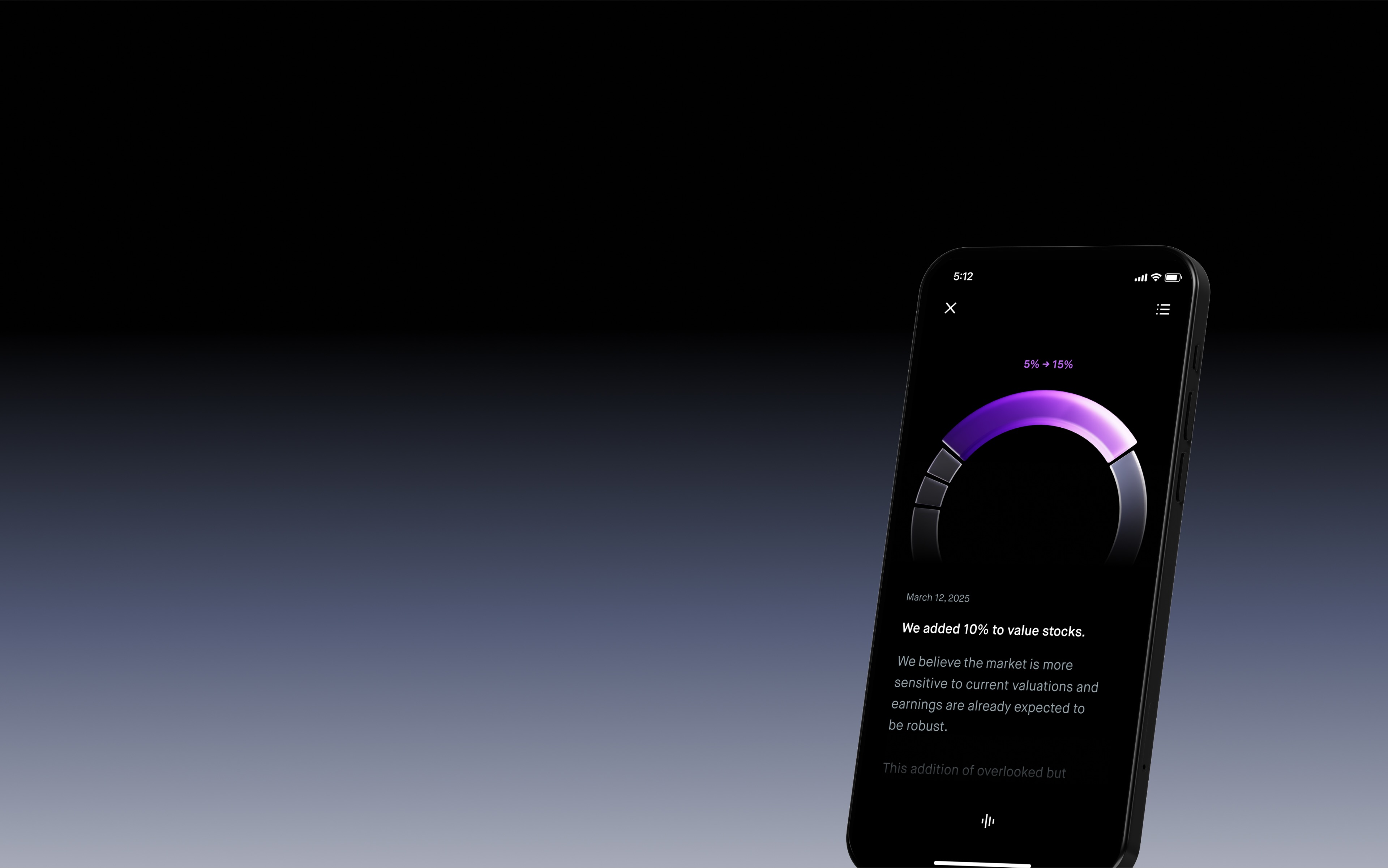 Your portfolio, handled by the pros